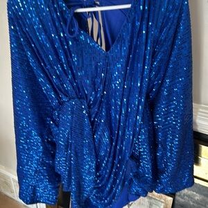 Sequin Blue New Years Dress
